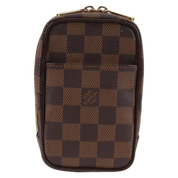 LOUIS VUITTON Damier Ebene Etui Okapi GM Pouch N61737 LV Auth 129998V - Picture 2 of 16